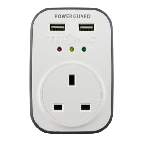 Power Guard With 2 USB Ports 13Amps