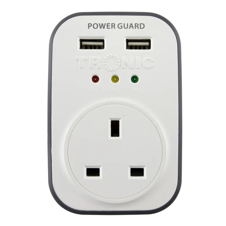 Power Guard With 2 USB Ports 13Amps