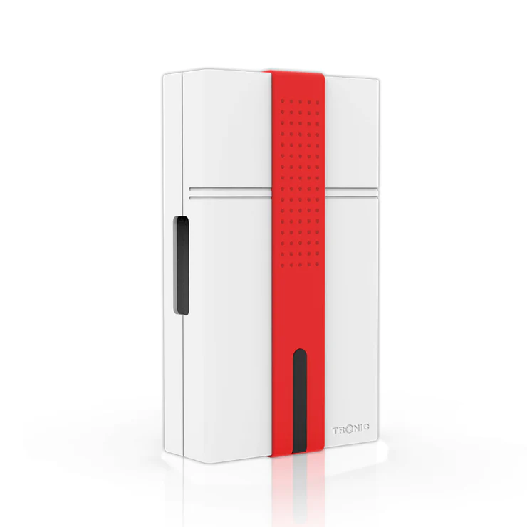 White & Red Door Bell