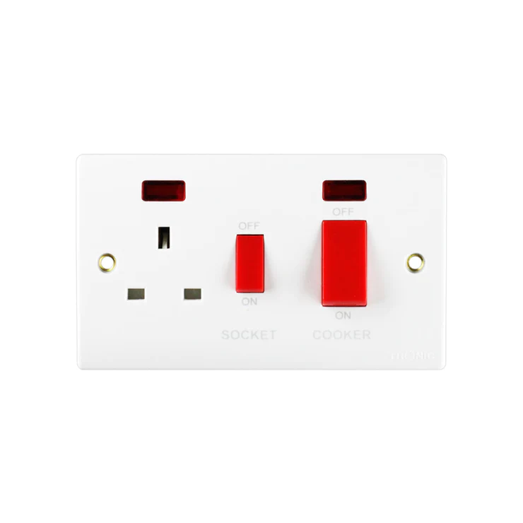 Cooker Control Unit With Switch Socket