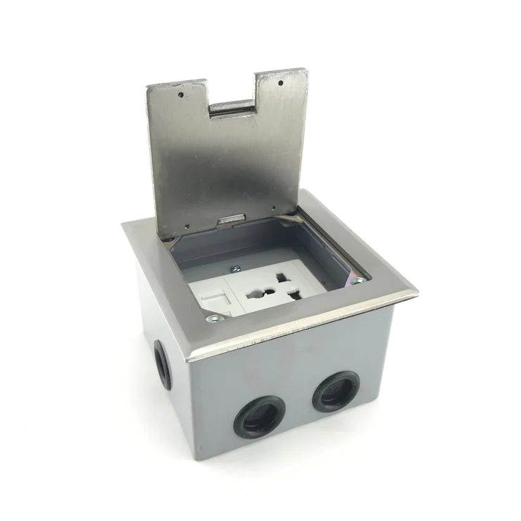 Floor Socket 1G Universal + RJ45 Data