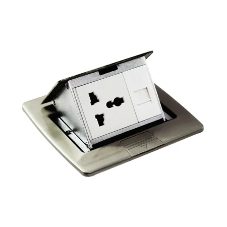 Floor Socket 1G Universal + RJ45 Data