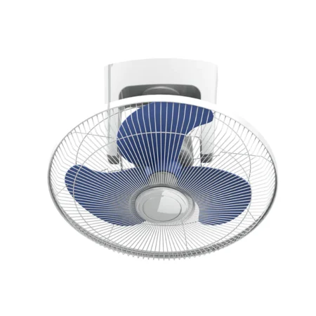 Oscillation Fan With Blue Metal Blade 16 Inch