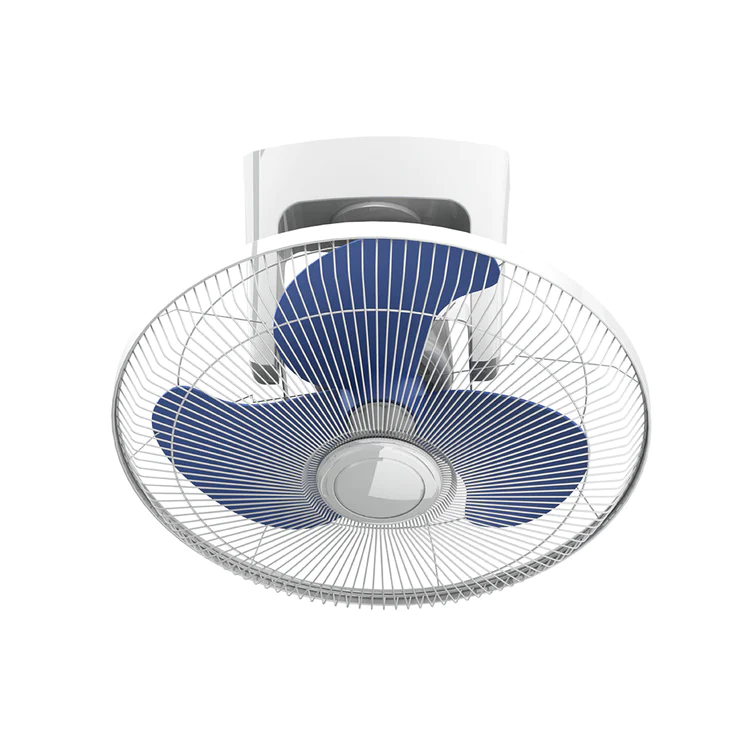 Oscillation Fan With Blue Metal Blade 16 Inch